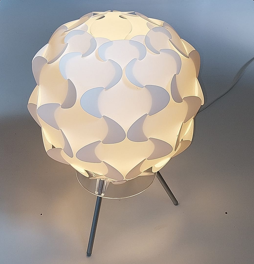 Vintage witte IKEA Fillsta tafellamp, jaren '90 - Afbeelding 2