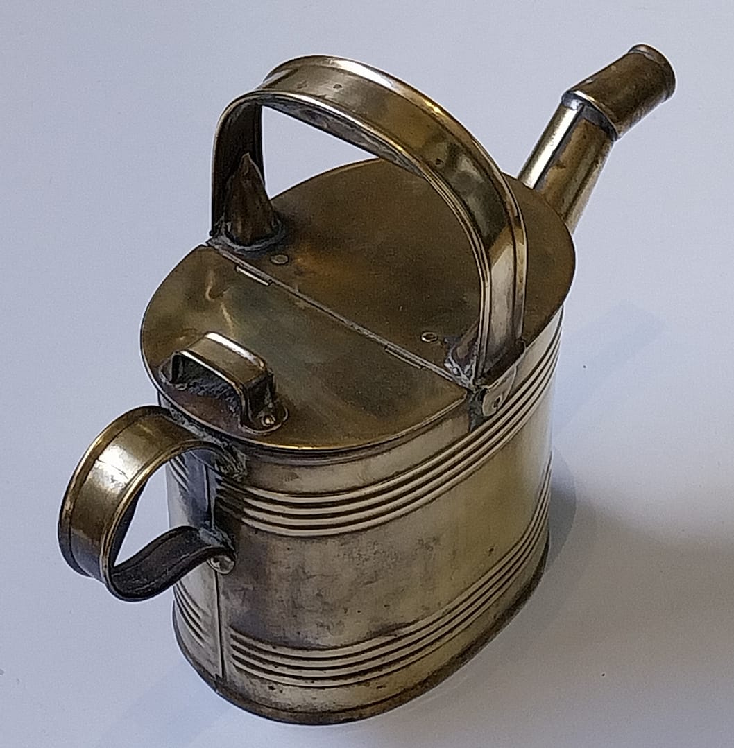 Engelse messing plantengieter van rond 1900 - Afbeelding 4