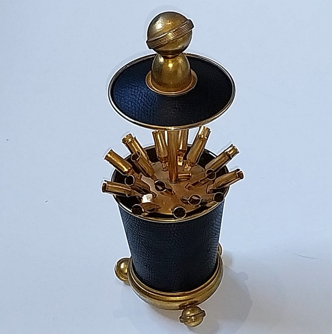 Messing Sigarettenhouder / Sigarettendispenser, jaren ‘70