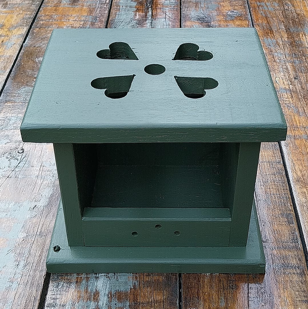 Antieke voetenstoof, gerestyled met Fusion Mineral Paint - Afbeelding 3