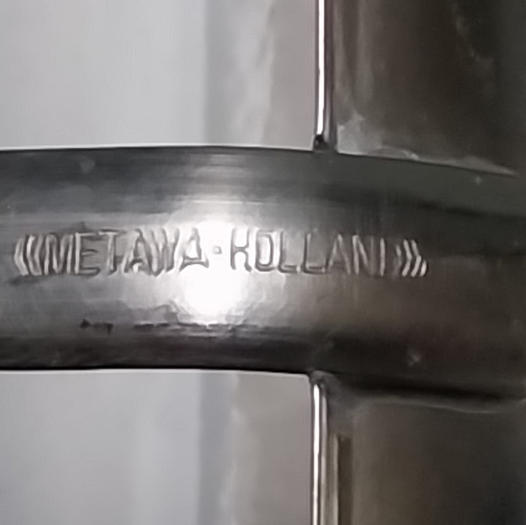 Brocante Tafelveger verzilverd van Metawa Holland, jaren '60 - Afbeelding 6