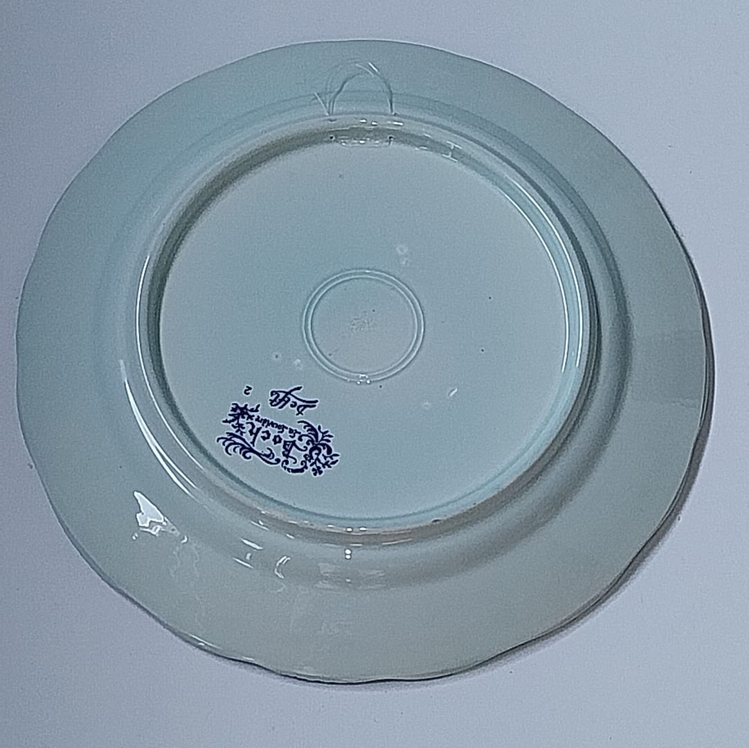 Set Wandborden Visser en Vissersvrouw Boch-Delftsblauw - Afbeelding 5