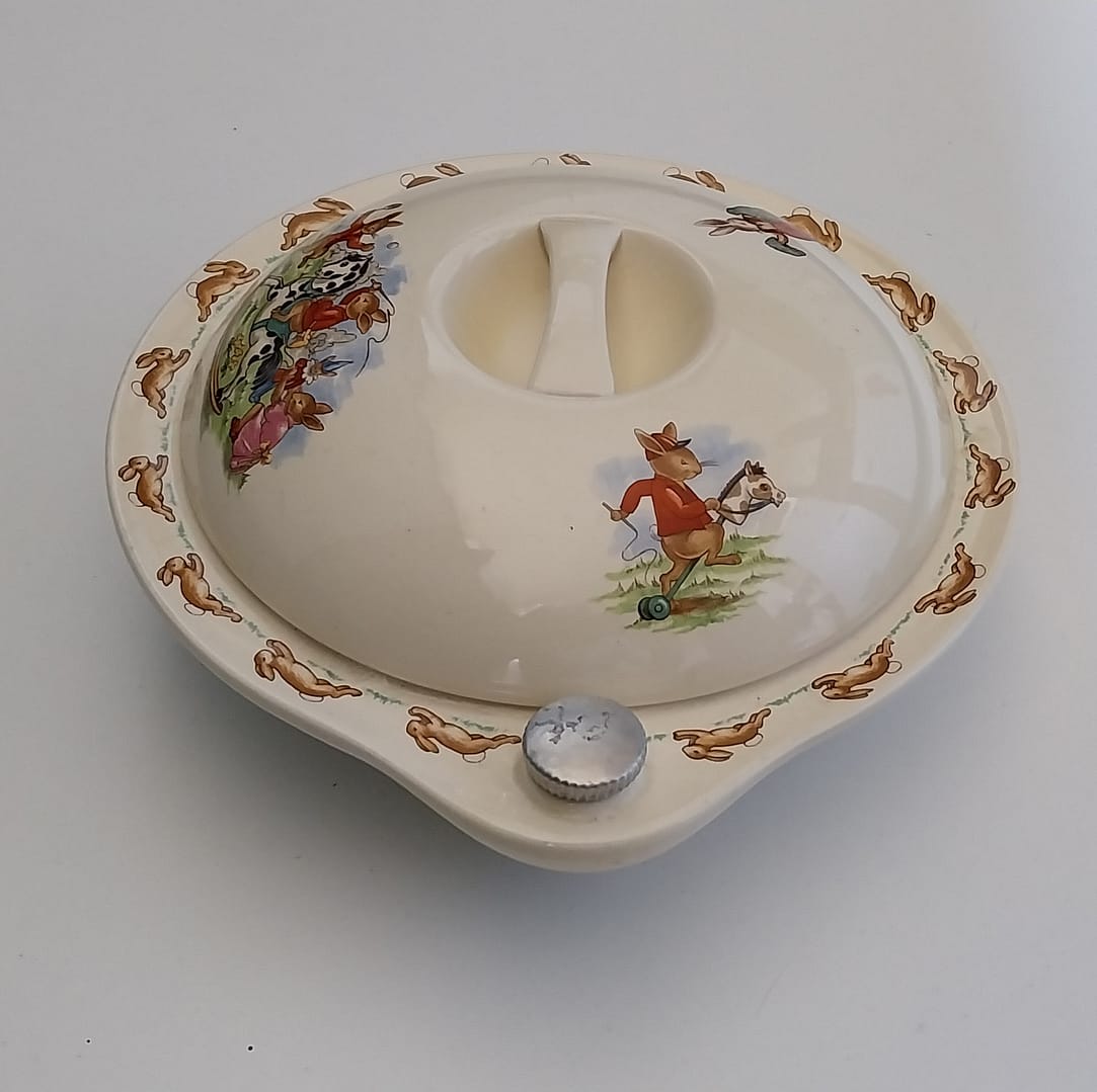 Royal Doulton Bunnykins Warmhoudbord /Babybord - Afbeelding 2