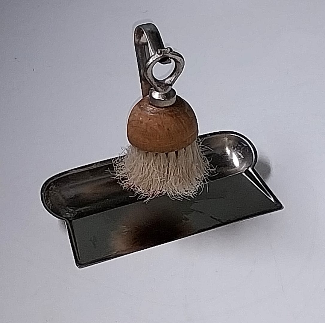 Brocante Tafelveger verzilverd van Metawa Holland, jaren '60