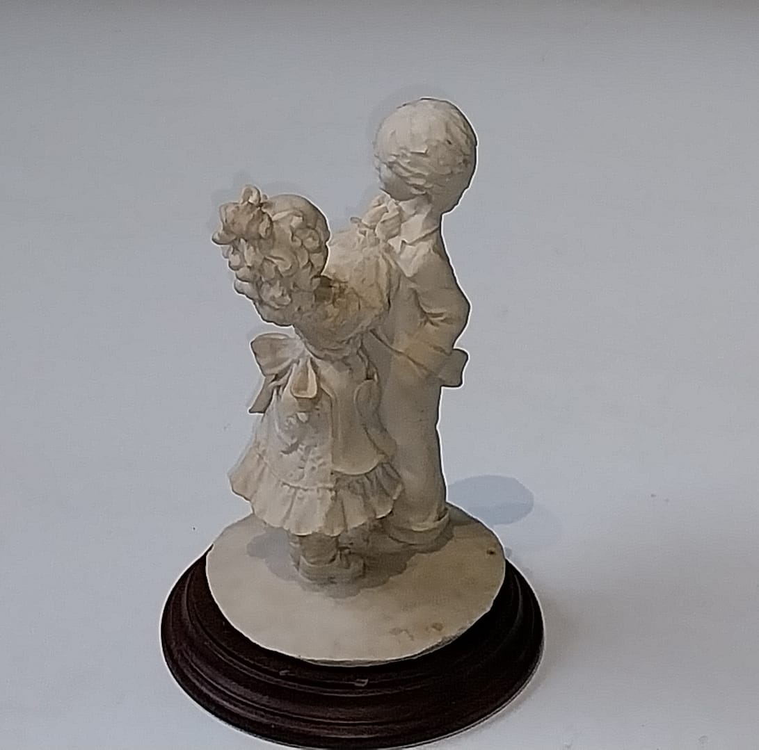 Italiaans beeldje van A. Belcari /Koppeltje jongen en meisje - Afbeelding 5