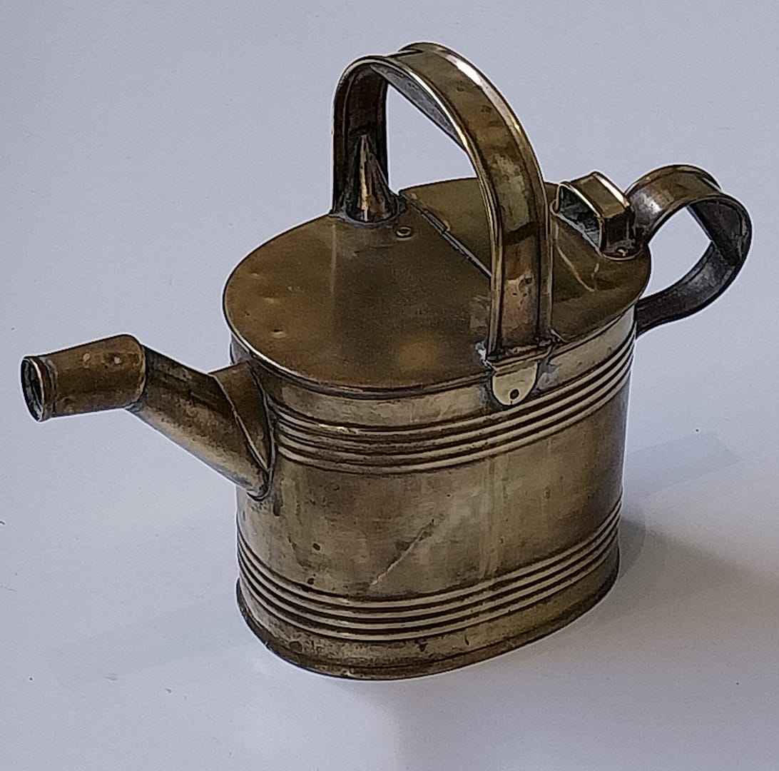 Engelse messing plantengieter van rond 1900 - Afbeelding 2