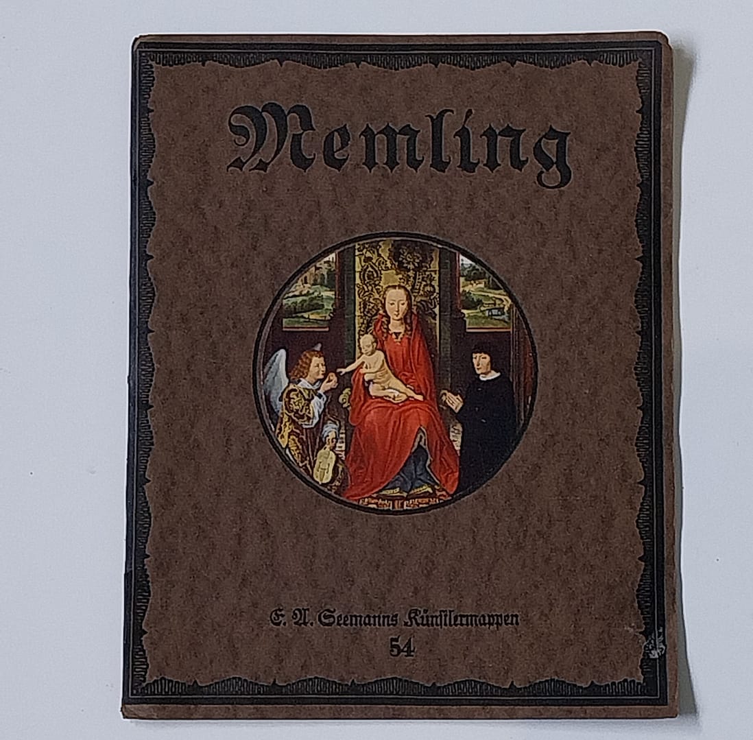 Hans Memling kunstschilder, antieke Duitse prentenmap