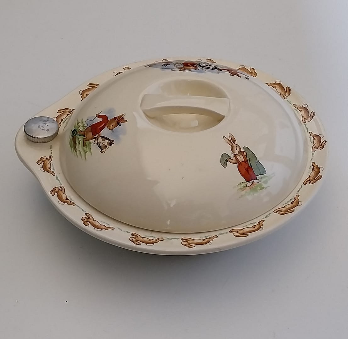 Royal Doulton Bunnykins Warmhoudbord /Babybord - Afbeelding 3