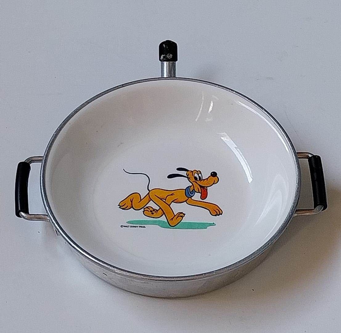 Warmhoudbord porselein van Walt Disney met Pluto