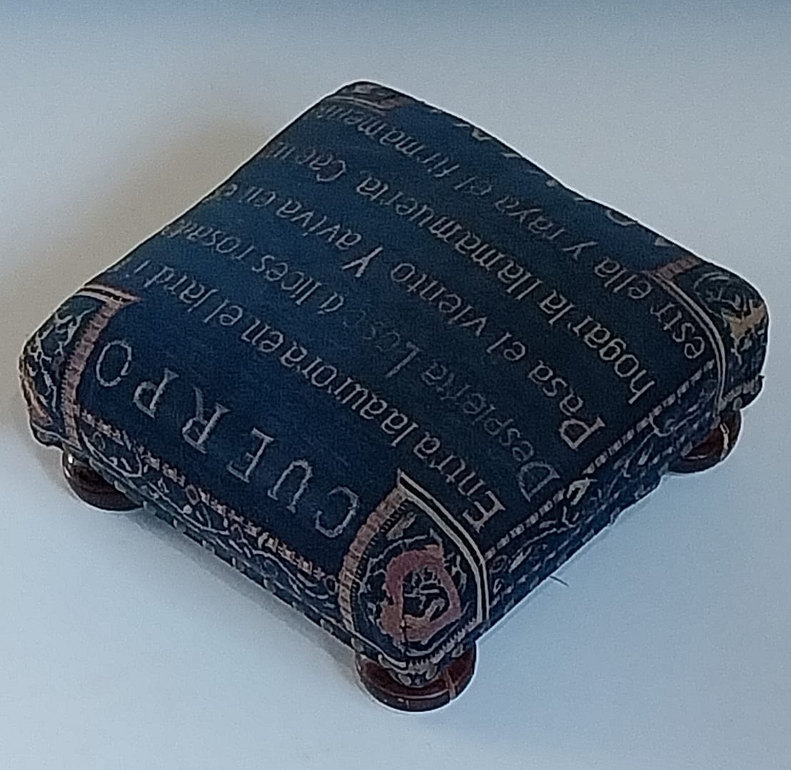 Vintage Spaans Voetenbankje - Afbeelding 4