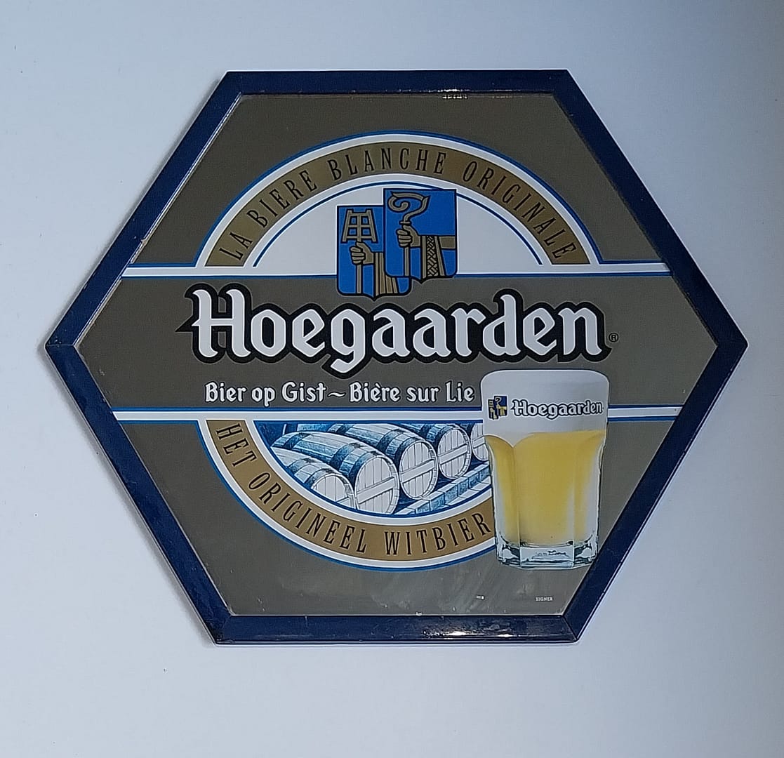 Hoegaarden 6-hoekig Bierspiegel /Barspiegel