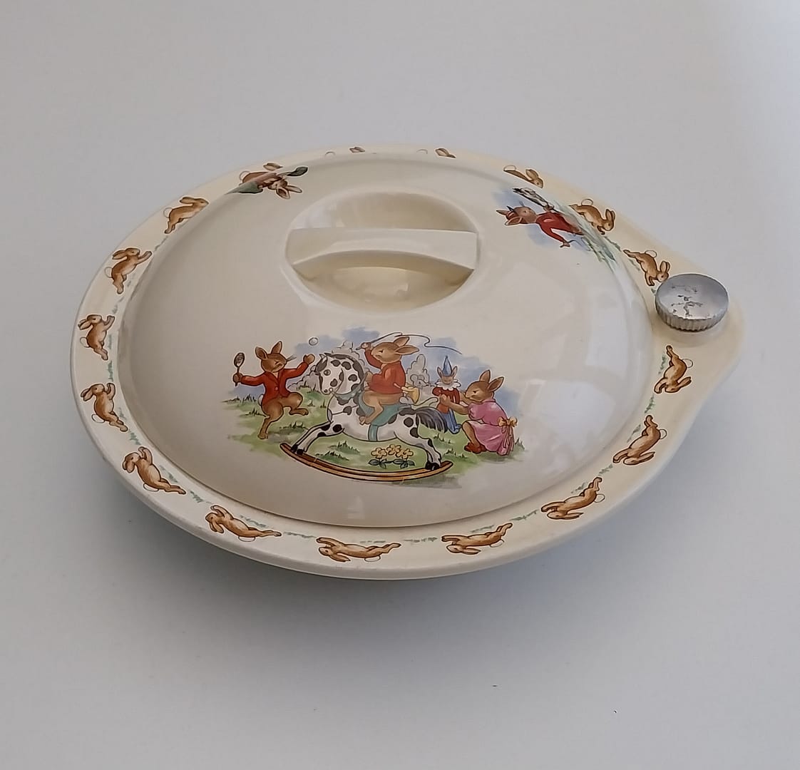 Royal Doulton Bunnykins Warmhoudbord /Babybord