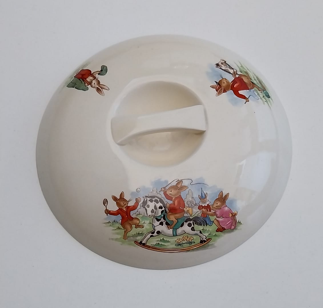 Royal Doulton Bunnykins Warmhoudbord /Babybord - Afbeelding 6