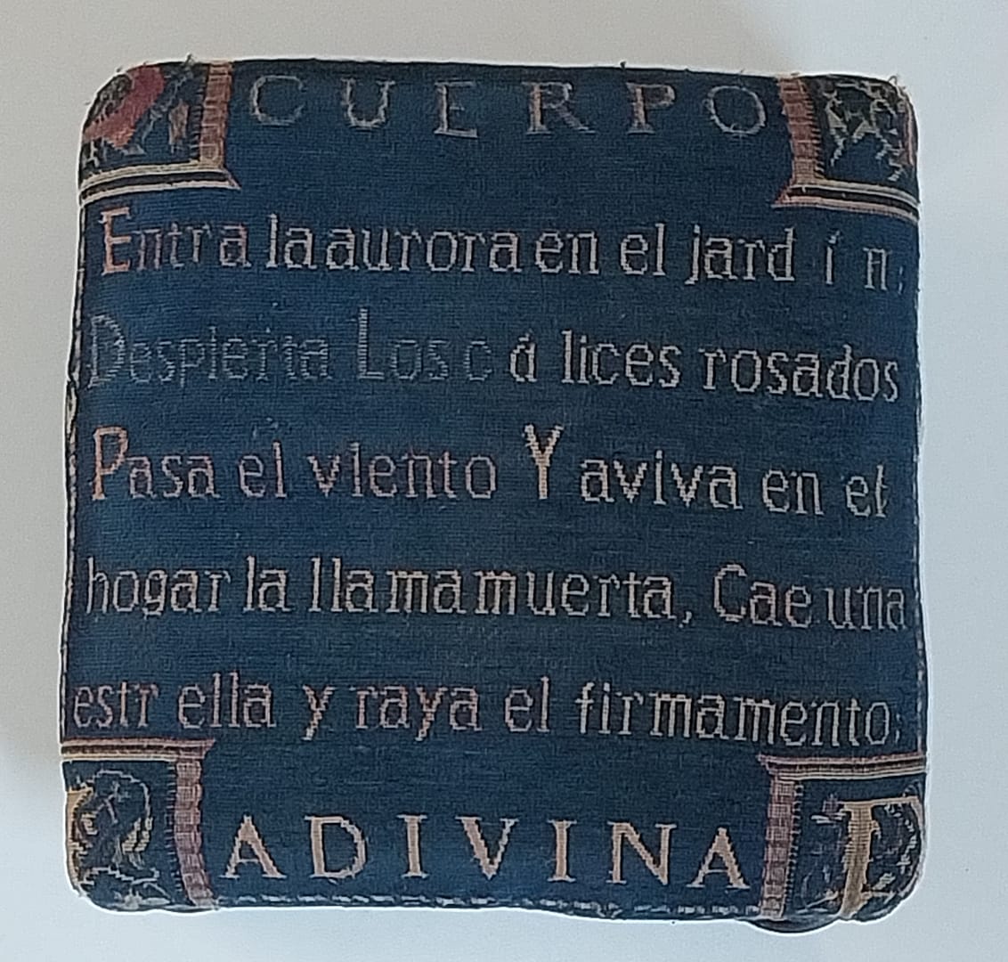 Vintage Spaans Voetenbankje - Afbeelding 3