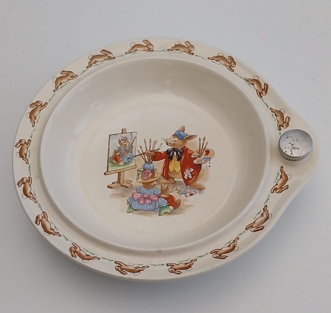 Royal Doulton Bunnykins Warmhoudbord /Babybord - Afbeelding 5