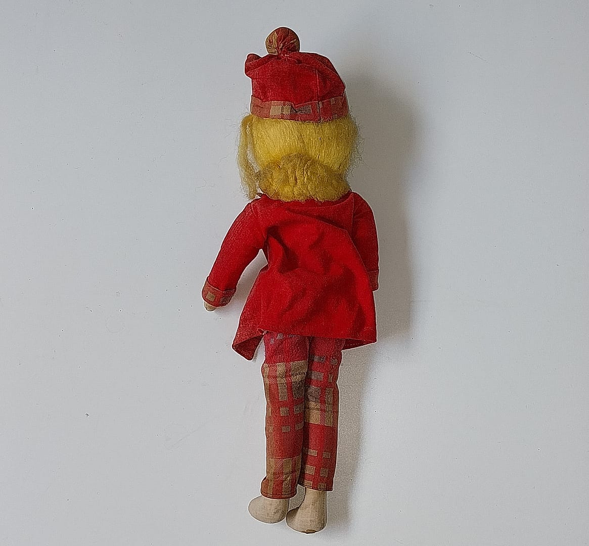 Vintage handgemaakte pop, jaren ‘50 - Afbeelding 5