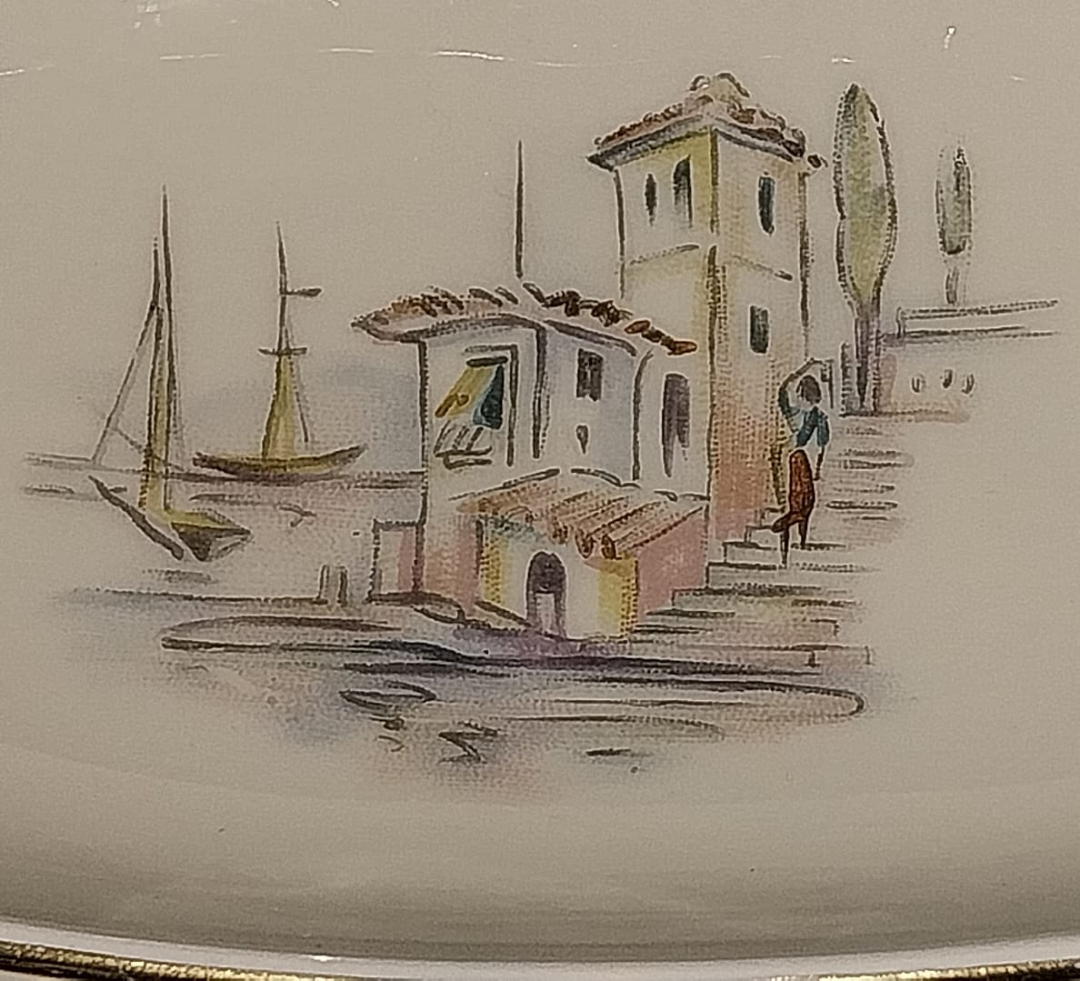 Bavaria Type 2463 Porseleinen Schaaltje, jaren '50 - Afbeelding 4