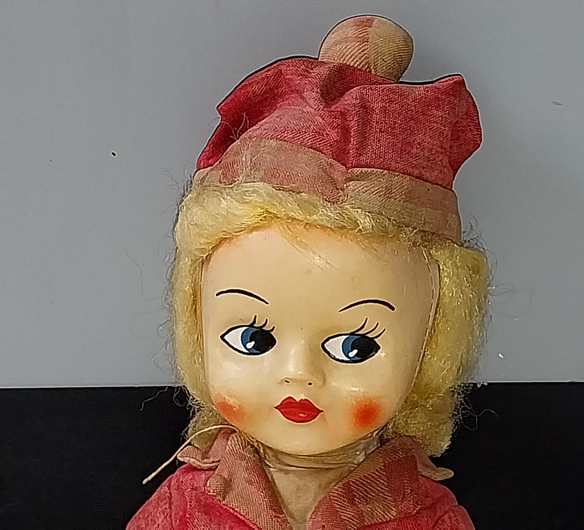 Vintage handgemaakte pop, jaren ‘50 - Afbeelding 2