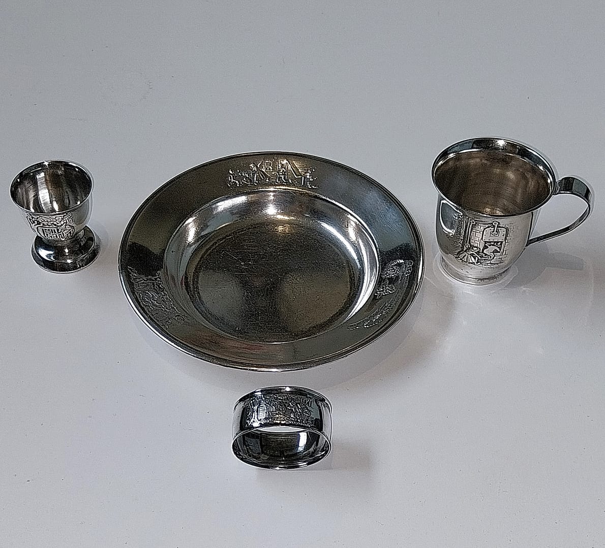 Antiek Kinderservies, Gero 90, van Georg Nilsson, Hans&Grietje