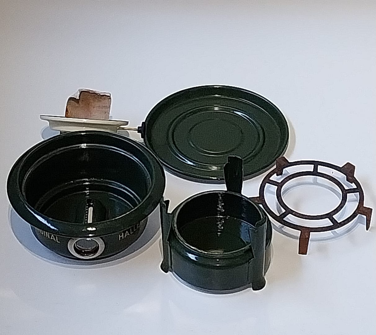 Emaille 1 pits petroleumstel Original Haller (GEEN ROEST!!!) - Afbeelding 11