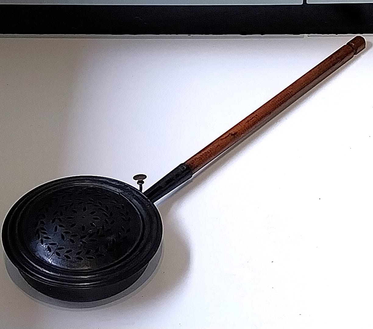 Beddenpan / beddenverwarmer, eind 19e eeuw - Afbeelding 5