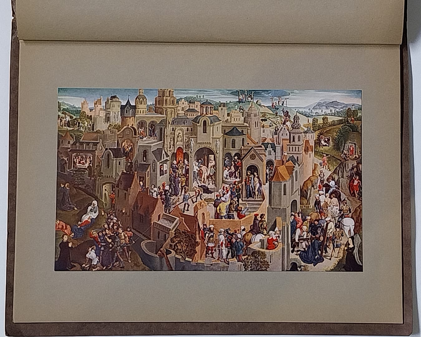 Hans Memling kunstschilder, antieke Duitse prentenmap - Afbeelding 4