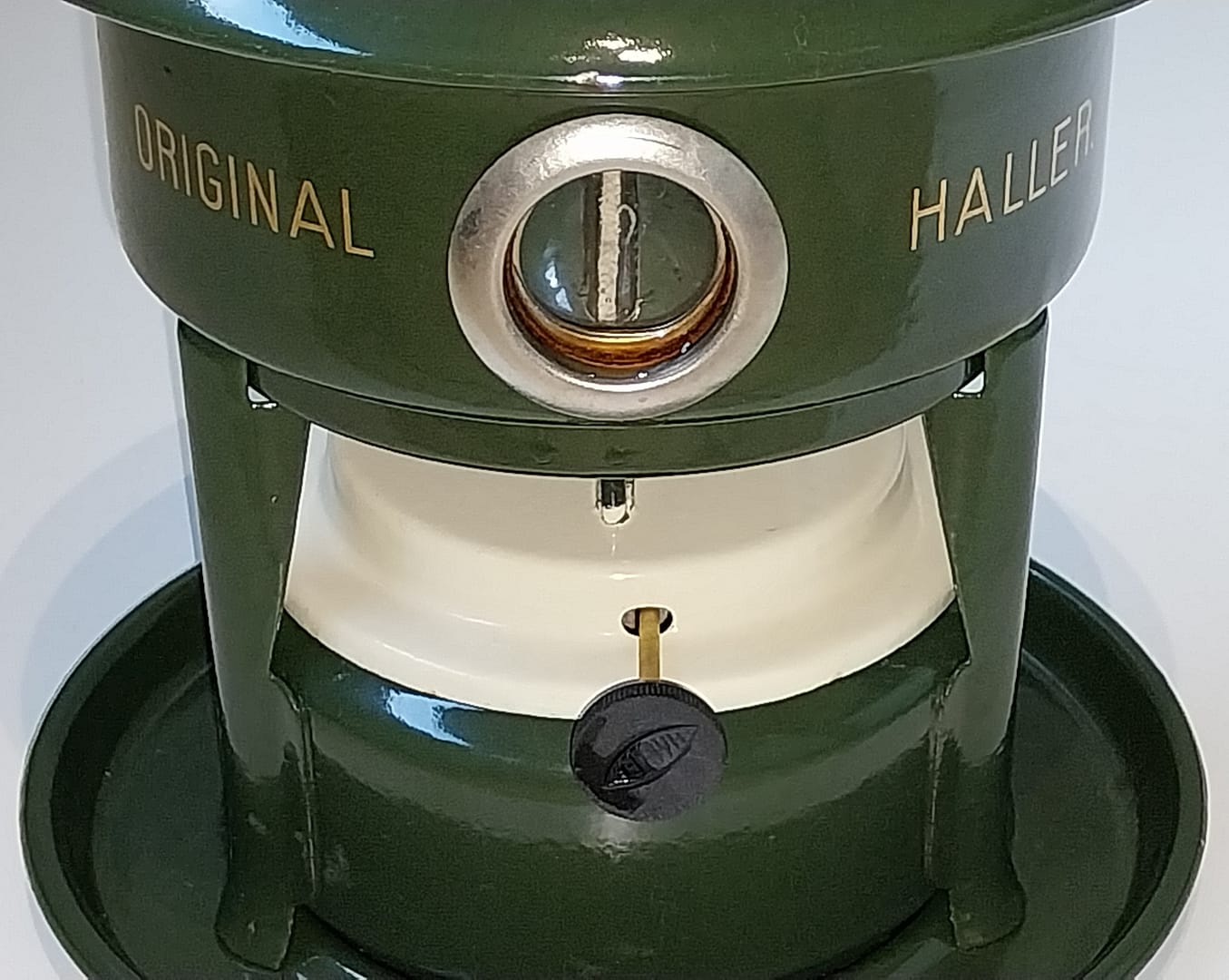 Emaille 1 pits petroleumstel Original Haller (GEEN ROEST!!!) - Afbeelding 5