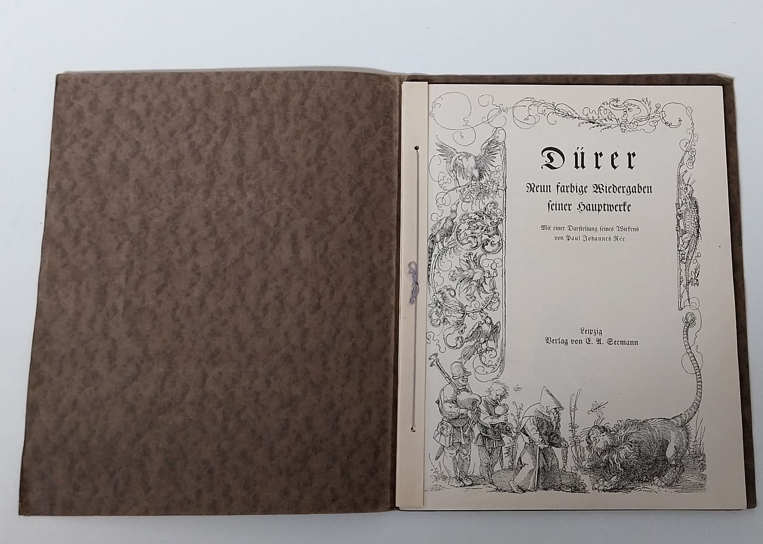 Albrecht Dürer kunstschilder, oude Duitse prentenmap -1920 - Afbeelding 2