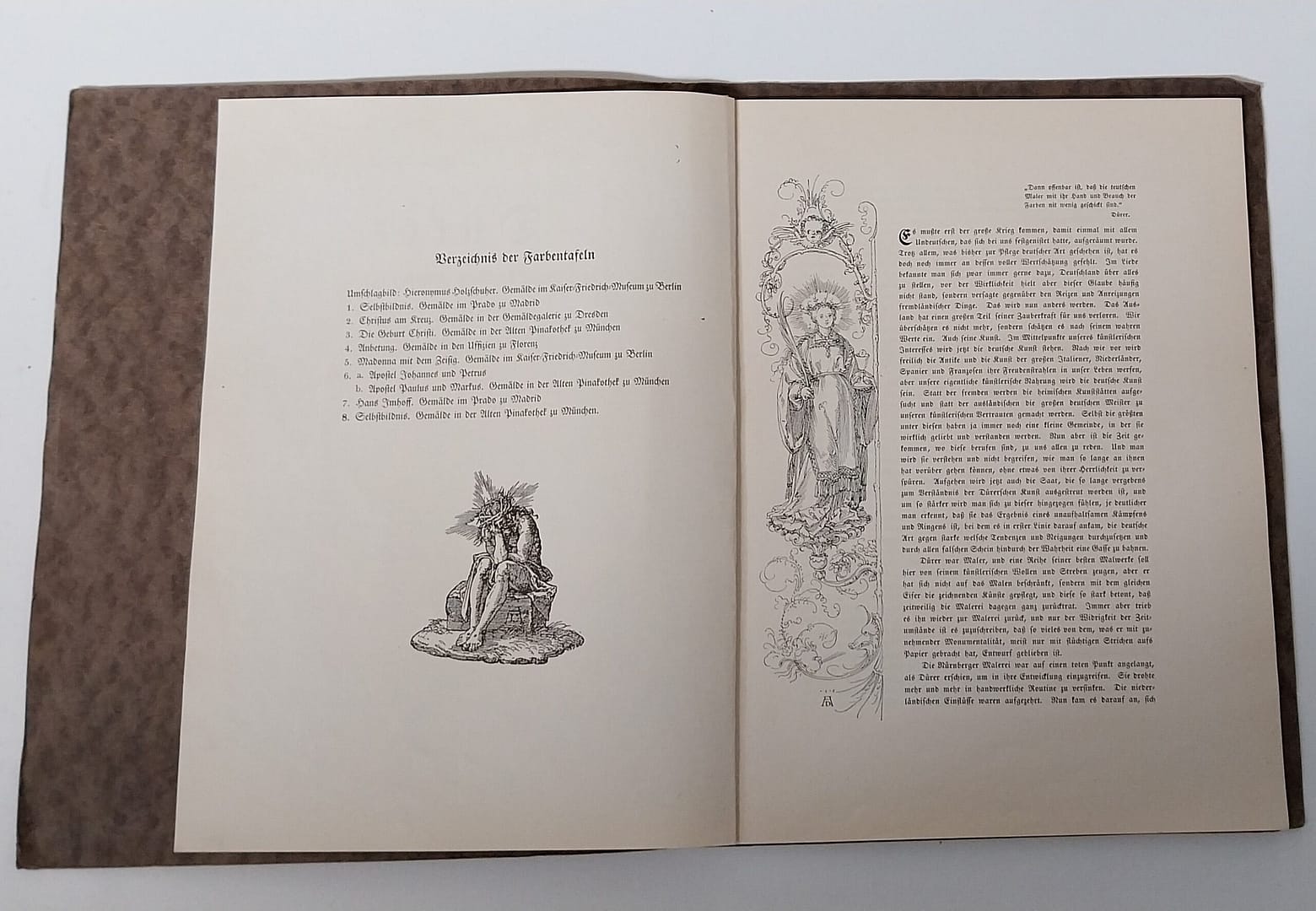 Albrecht Dürer kunstschilder, oude Duitse prentenmap -1920 - Afbeelding 3