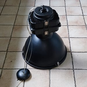 Prachtige Industriële Plafondlamp, Hanglamp, Zwart