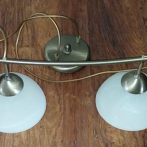 Plafondlamp, Hanglamp Messingkleurig