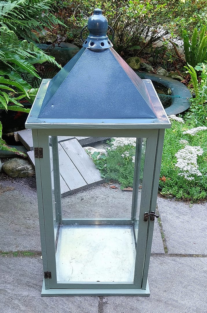 Set van 2 landelijke windlichten/lantaarns - Afbeelding 2