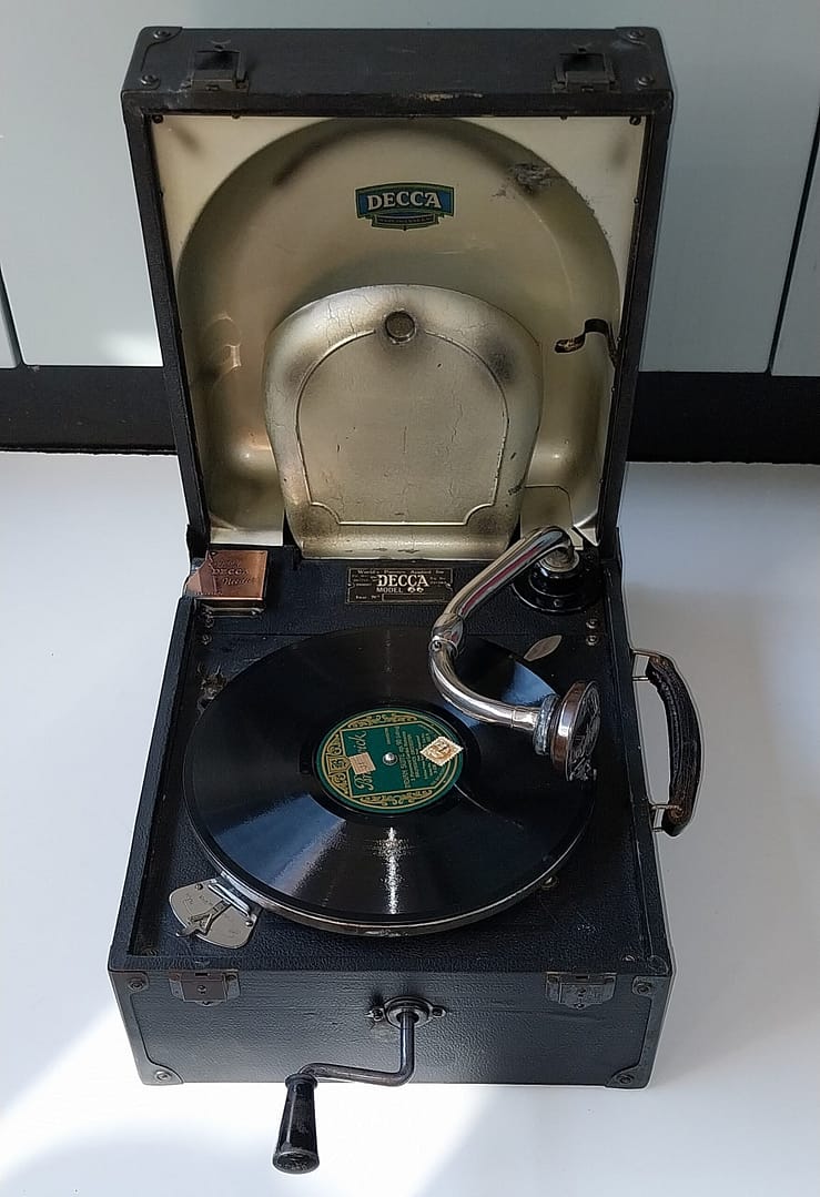Antieke Grammofoon Decca model 66, jaren 20 - Afbeelding 2