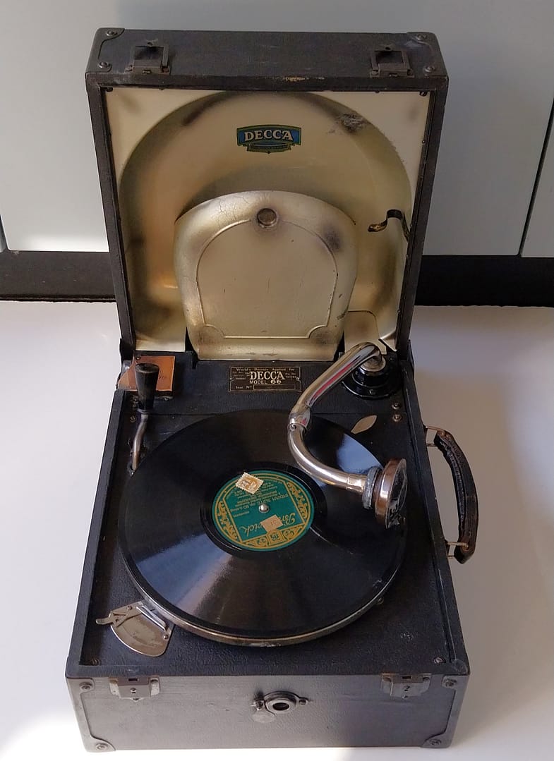 Antieke Grammofoon Decca model 66, jaren 20 - Afbeelding 9