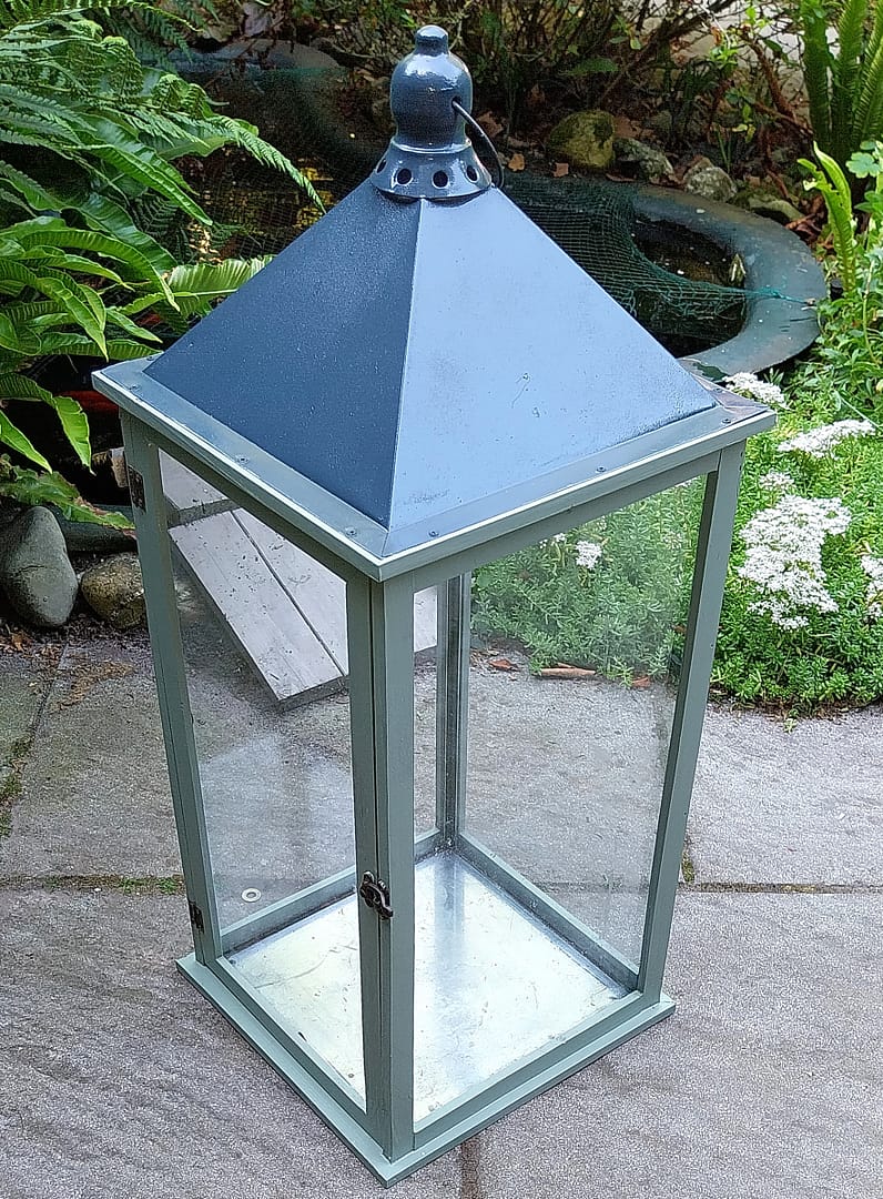 Set van 2 landelijke windlichten/lantaarns - Afbeelding 6