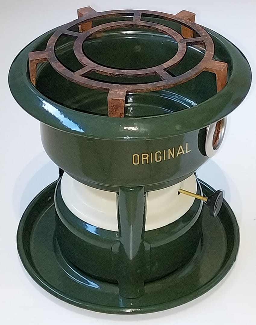 Emaille 1 pits petroleumstel Original Haller (GEEN ROEST!!!) - Afbeelding 4