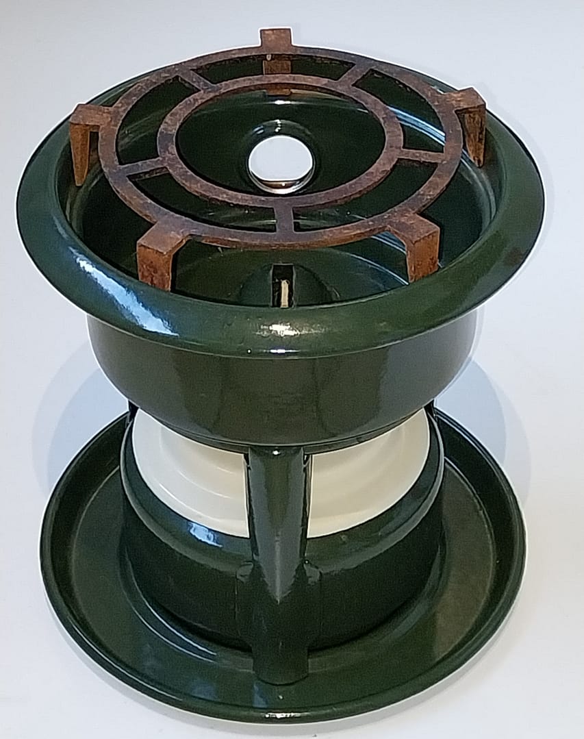 Emaille 1 pits petroleumstel Original Haller (GEEN ROEST!!!) - Afbeelding 3