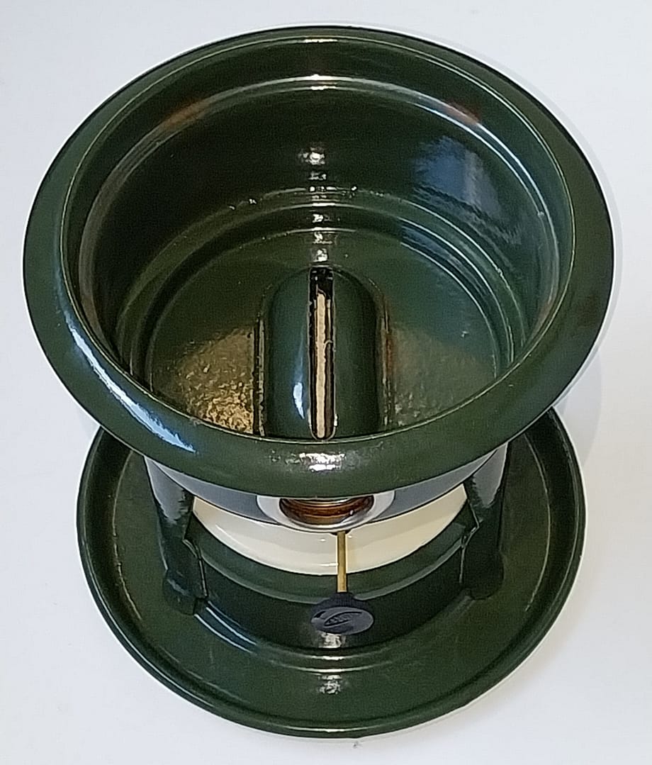 Emaille 1 pits petroleumstel Original Haller (GEEN ROEST!!!) - Afbeelding 6