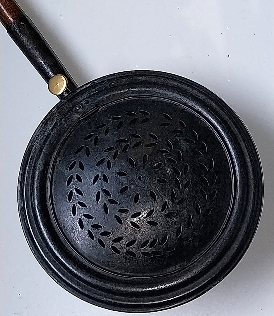 Beddenpan / beddenverwarmer, eind 19e eeuw - Afbeelding 4