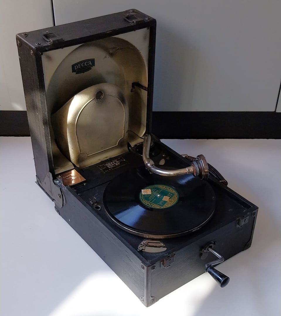 Antieke Grammofoon Decca model 66, jaren 20 - Afbeelding 7