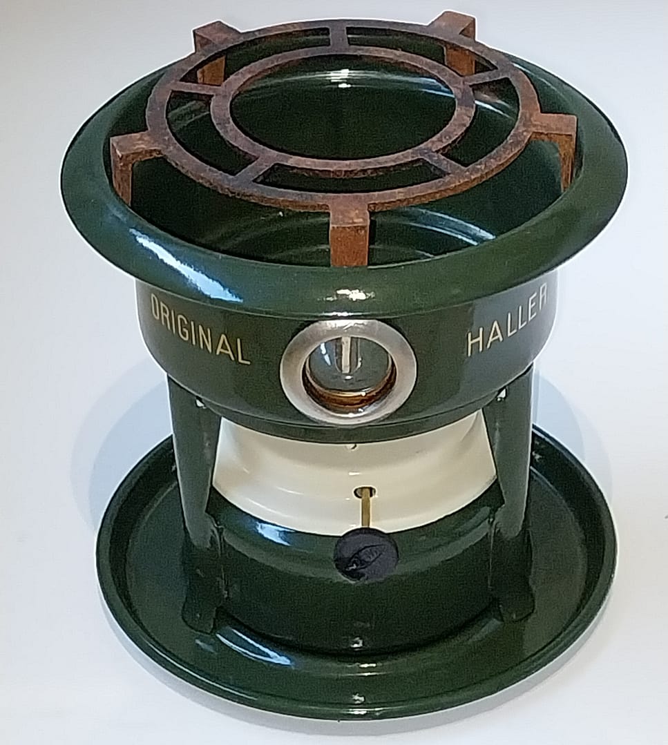 Emaille 1 pits petroleumstel Original Haller (GEEN ROEST!!!) - Afbeelding 12