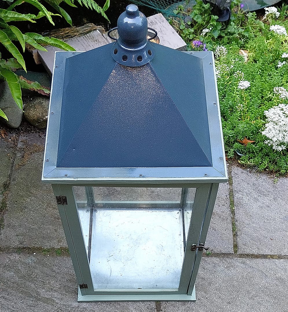 Set van 2 landelijke windlichten/lantaarns - Afbeelding 5